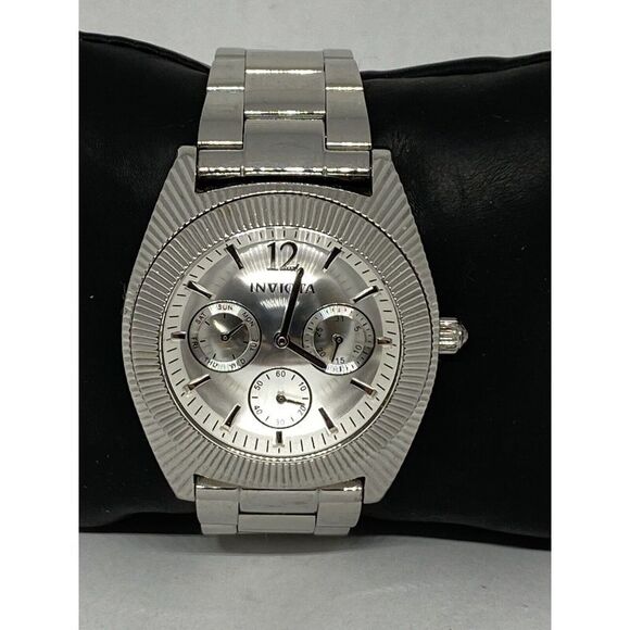 Invicta Angel 25247 Womens Silver Stainless Steel Analog Dail Quartz Watch HK876 main image 9